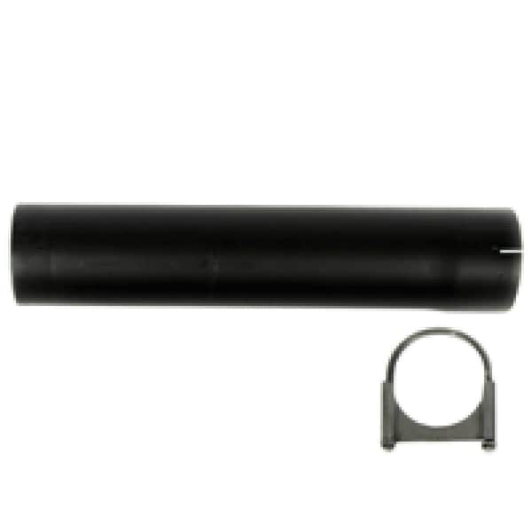 Universal Fit 5" X 48" Straight Pipe w/ Clamp for Tractors